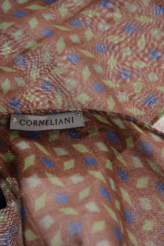 CC COLLECTION Geometric Patterned Cotton Blend Foulard