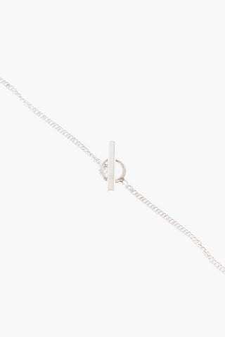 Silver Necklace with Maxi Plaque