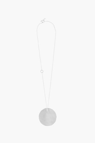 Silver Necklace with Maxi Plaque
