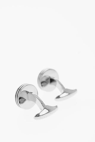 Patent Round Cufflinks
