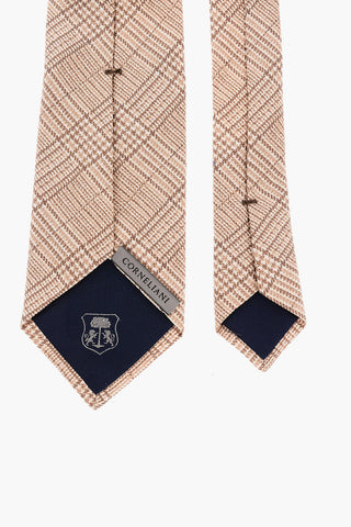 District Check Silk Tie
