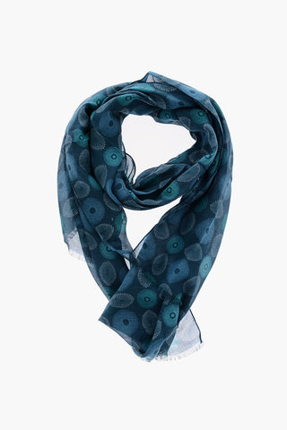 CC COLLECTION Patterned Cotton Blend Foulard