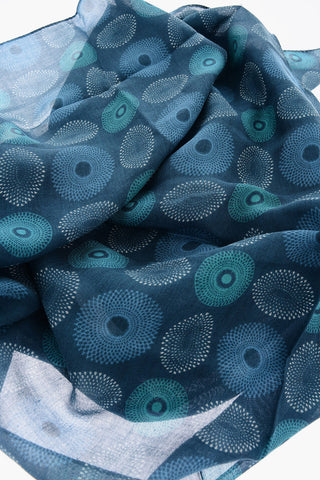 CC COLLECTION Patterned Cotton Blend Foulard