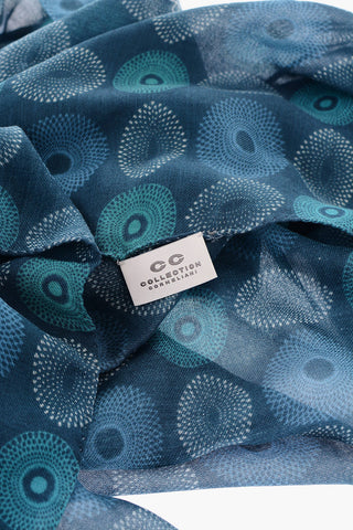 CC COLLECTION Patterned Cotton Blend Foulard
