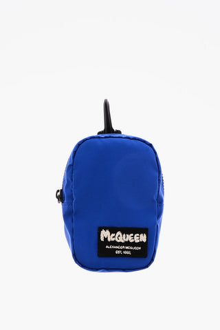Contrasting Details Solid Color Pouch