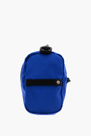 Contrasting Details Solid Color Pouch
