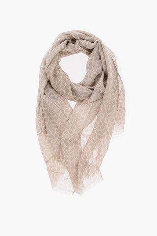 CC COLLECTION Patterned Cotton Blend Foulard