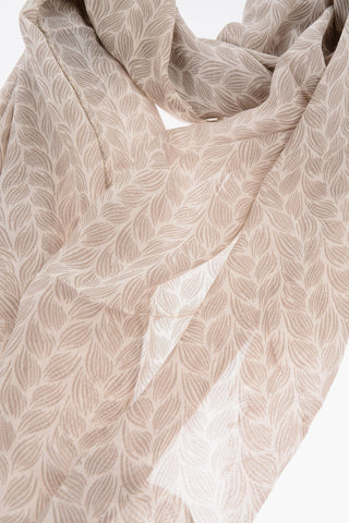 CC COLLECTION Patterned Cotton Blend Foulard