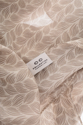 CC COLLECTION Patterned Cotton Blend Foulard