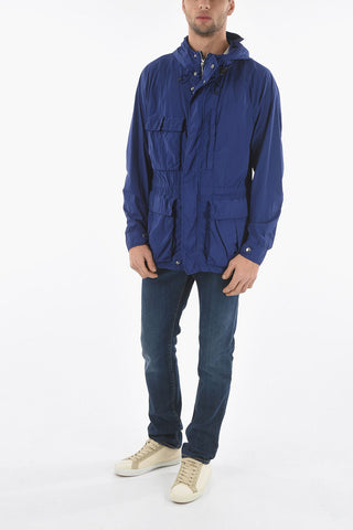 Solid Color MARINA Windbreaker With Drawstring