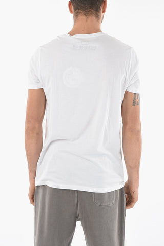 PENN-RICH Leattering Printed BOLLO Crew-Neck T-shirt
