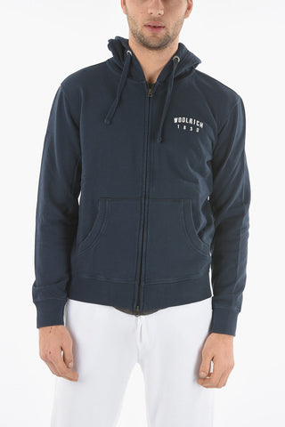 Solid Color Hoodie with Embroidery Logo
