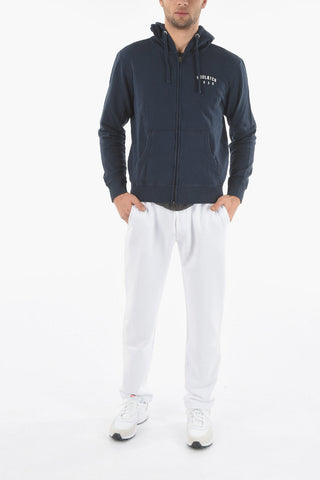 Solid Color Hoodie with Embroidery Logo