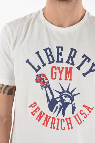 PENN-RICH T-Shirt UNIVERSITY con Stampa sul Fronte