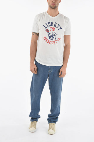 PENN-RICH T-Shirt UNIVERSITY con Stampa sul Fronte