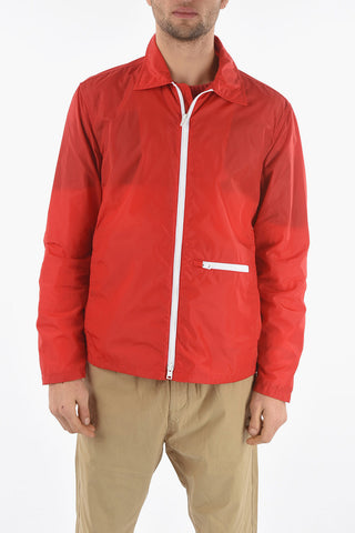 Nylon DEEPSIX Windbreaker with Contrasting Zipped