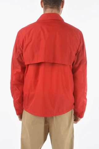 Nylon DEEPSIX Windbreaker with Contrasting Zipped