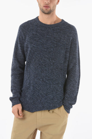 Maglia Girocollo in Cotone con Taschino