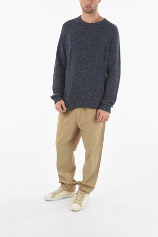 Maglia Girocollo in Cotone con Taschino