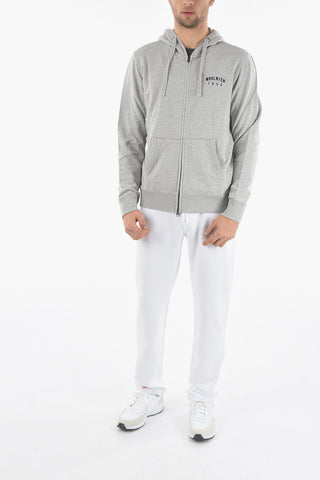 Hooded Sweatshirt with Zip Closure