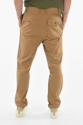 Striped Single Pleated WORKWEAR Chino Pants