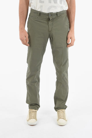Pantaloni Chino in Popeline di Cotone Regular fit