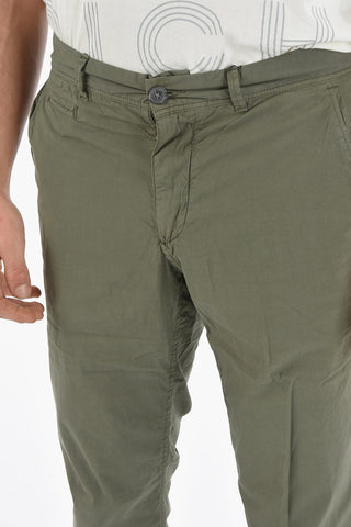 Pantaloni Chino in Popeline di Cotone Regular fit