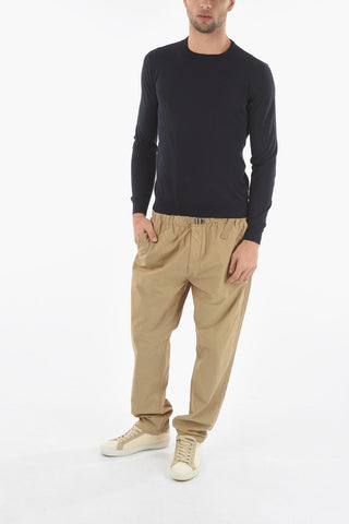 Lightweight Cotton CREPE Crew-Neck T-shirt