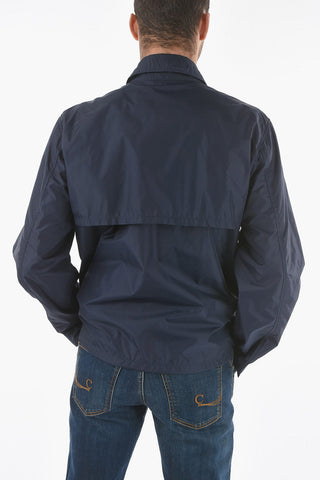 Giacca a Vento DEEPSIX in Nylon con Cerniera a Contrasto