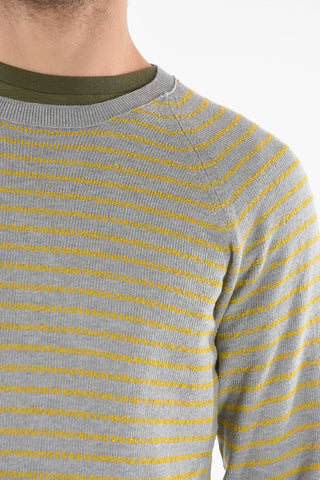 Striped Crew-Neck Sweater