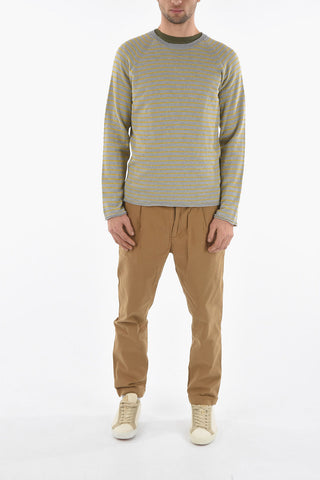 Striped Crew-Neck Sweater