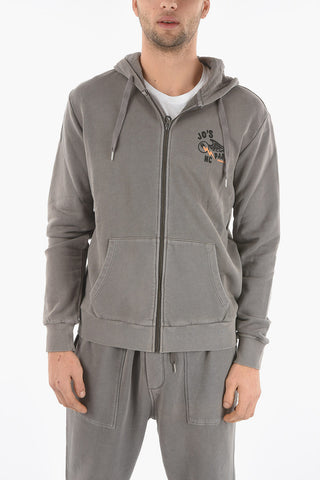 PENN-RICH Felpa con Cappuccio e Chiusura Zip
