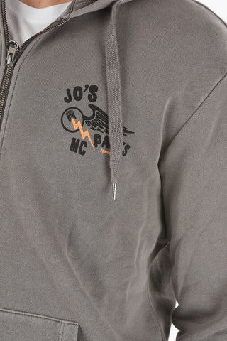 PENN-RICH Felpa con Cappuccio e Chiusura Zip