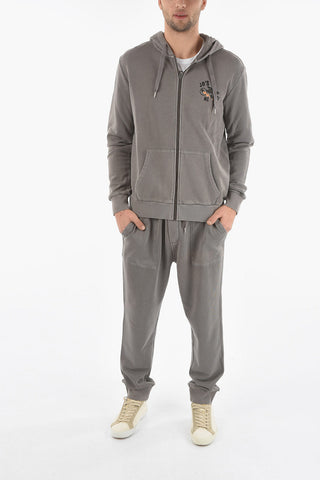 PENN-RICH Felpa con Cappuccio e Chiusura Zip