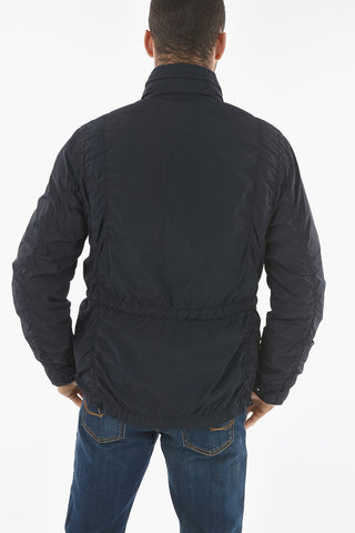 Solid Color FIELD Down Jacket with Removable Hood