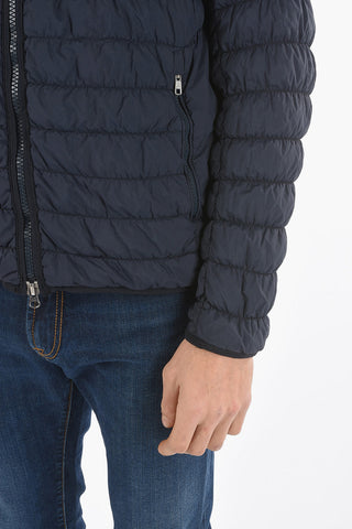 Solid Color FIELD Down Jacket with Removable Hood