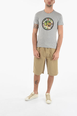 PENN-RICH Logo Printed Crew-neck T-Shirt