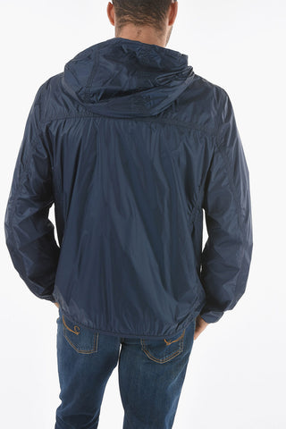 Solid Color  SOUTH BAY Windbreaker with Hood