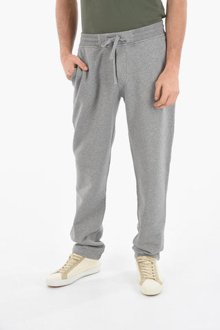 Joggers in Cotone Garzato a 3 Tasche