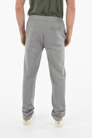 Joggers in Cotone Garzato a 3 Tasche