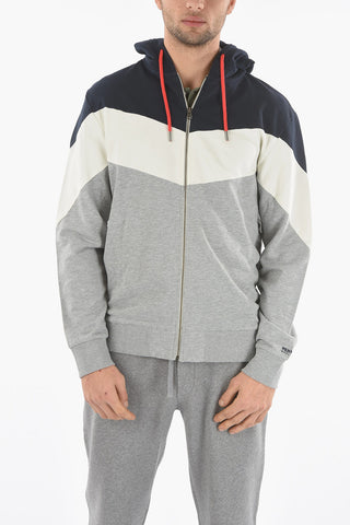 PENN-RICH Color Block Basic Hoodie