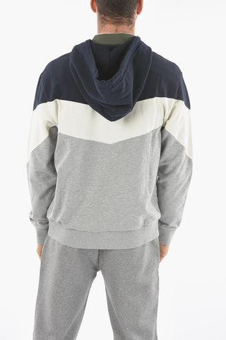 PENN-RICH Color Block Basic Hoodie