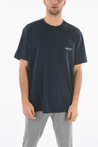 Crew-Neck T-Shirt with Breast Pocket