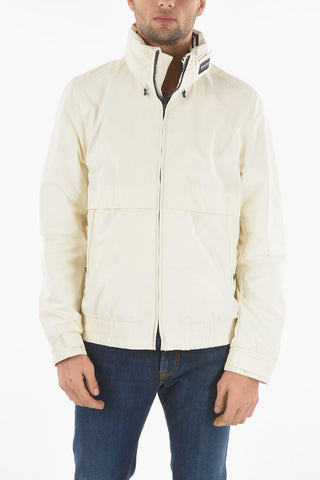 Removable Hooded Solid Color MALLARD Windbreaker With Maxi Pockets