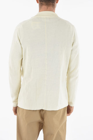 Cotton Cardigan with Breast Pocket