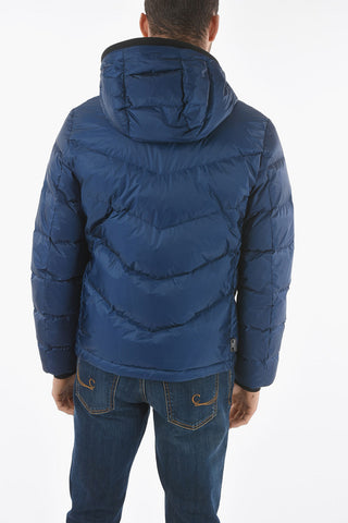 Hooded CHEVRON Down Jacket