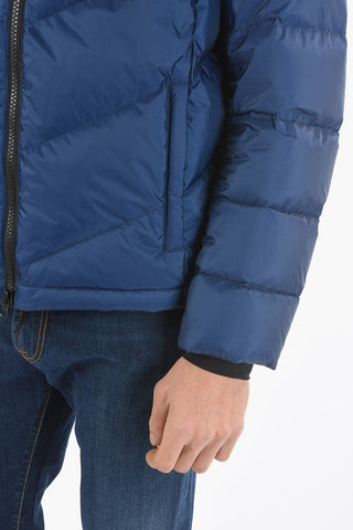 Hooded CHEVRON Down Jacket