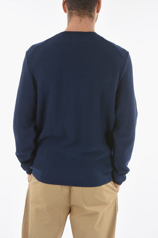 Maglia Girocollo Rice Stitch in Cotone