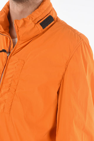 Solid Color SLIKKER Jacket with Extractable Hood