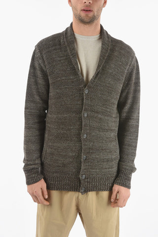 Cotton SOFT HEAVY Cargigan with Logoed Buttons
